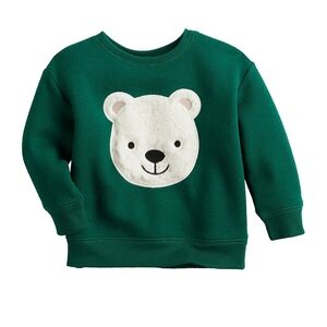 Baby Jumping Beans Fleece Crewneck pullover NWT